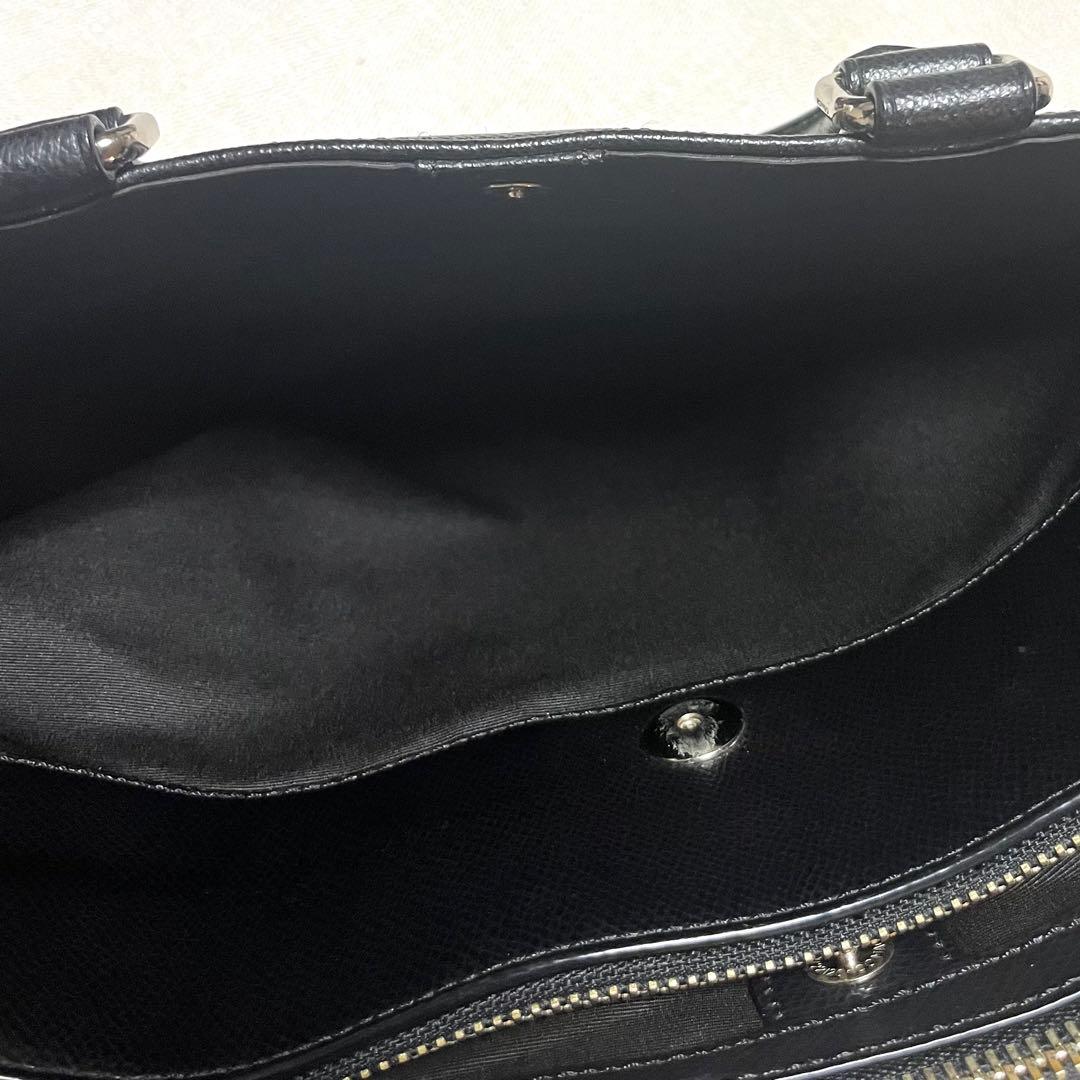 美品　コーチGAGAR ブラックビジネスバッグ黒