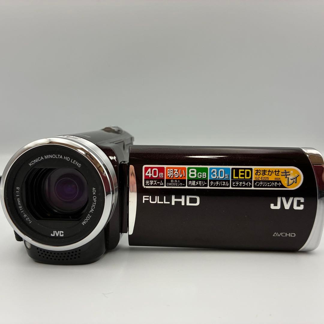 JVC Everio GZ-E225 フルハイビジョン ビデオカメラ 40倍軽量