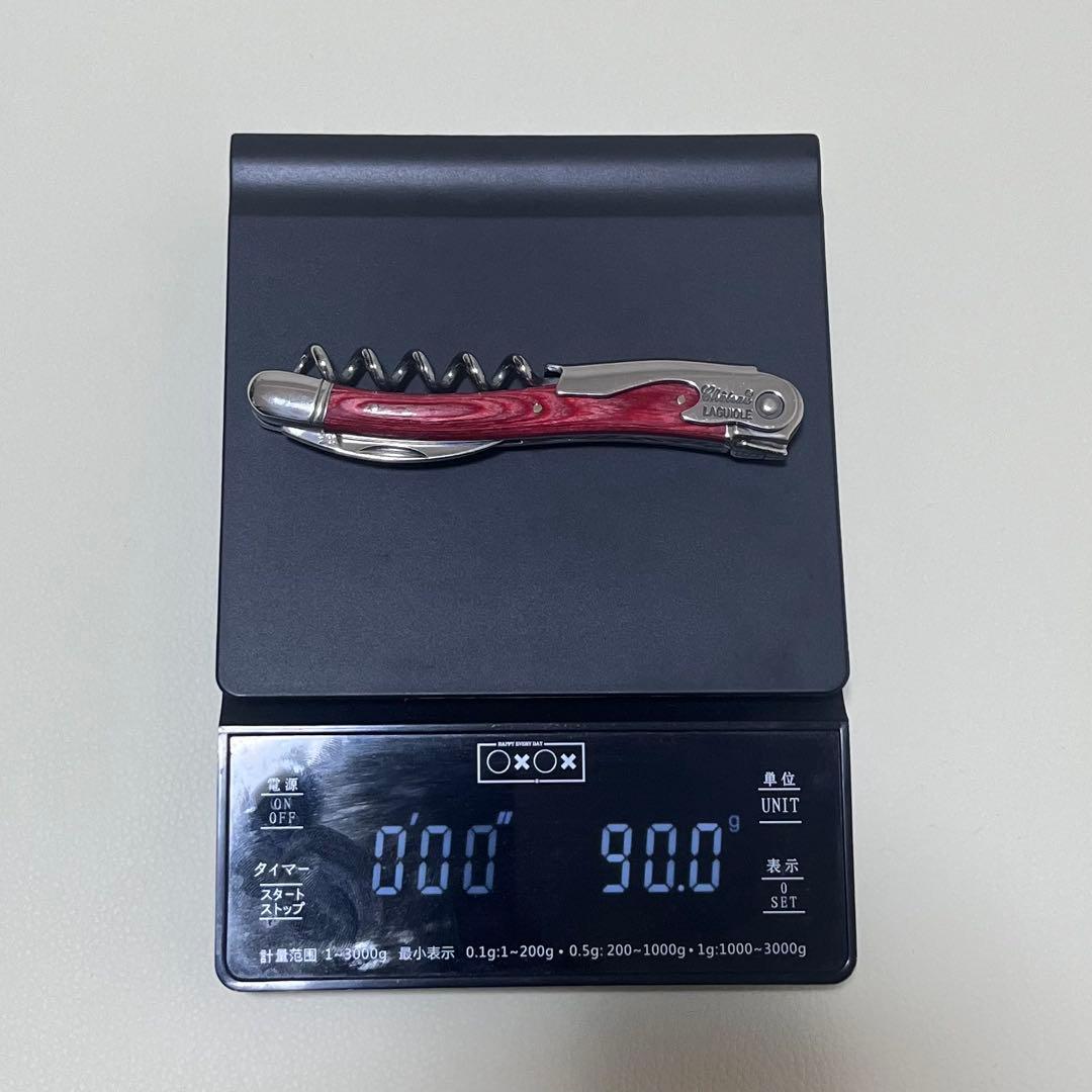 【極美品】シャトーラギオール　ソムリエナイフ　ローズウッド　レッド　赤　保証書