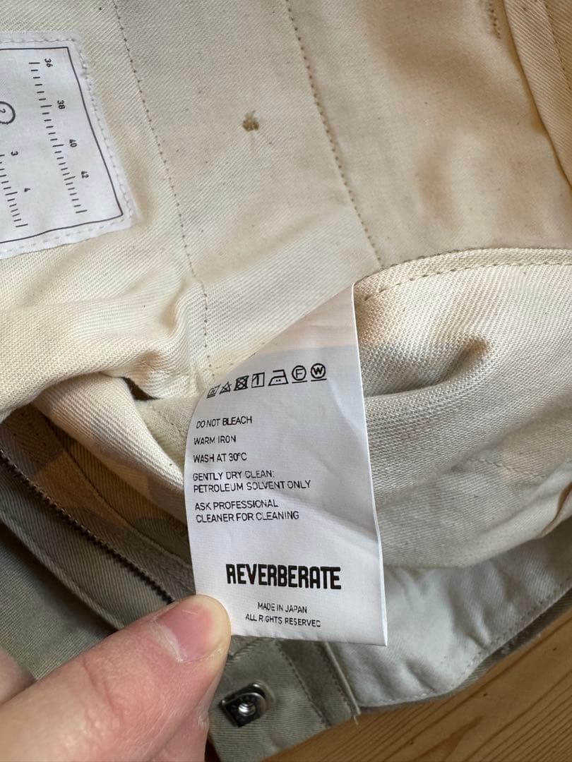 REVERBERATE CHINO TROUSERS サイズ2 美品 タグ付