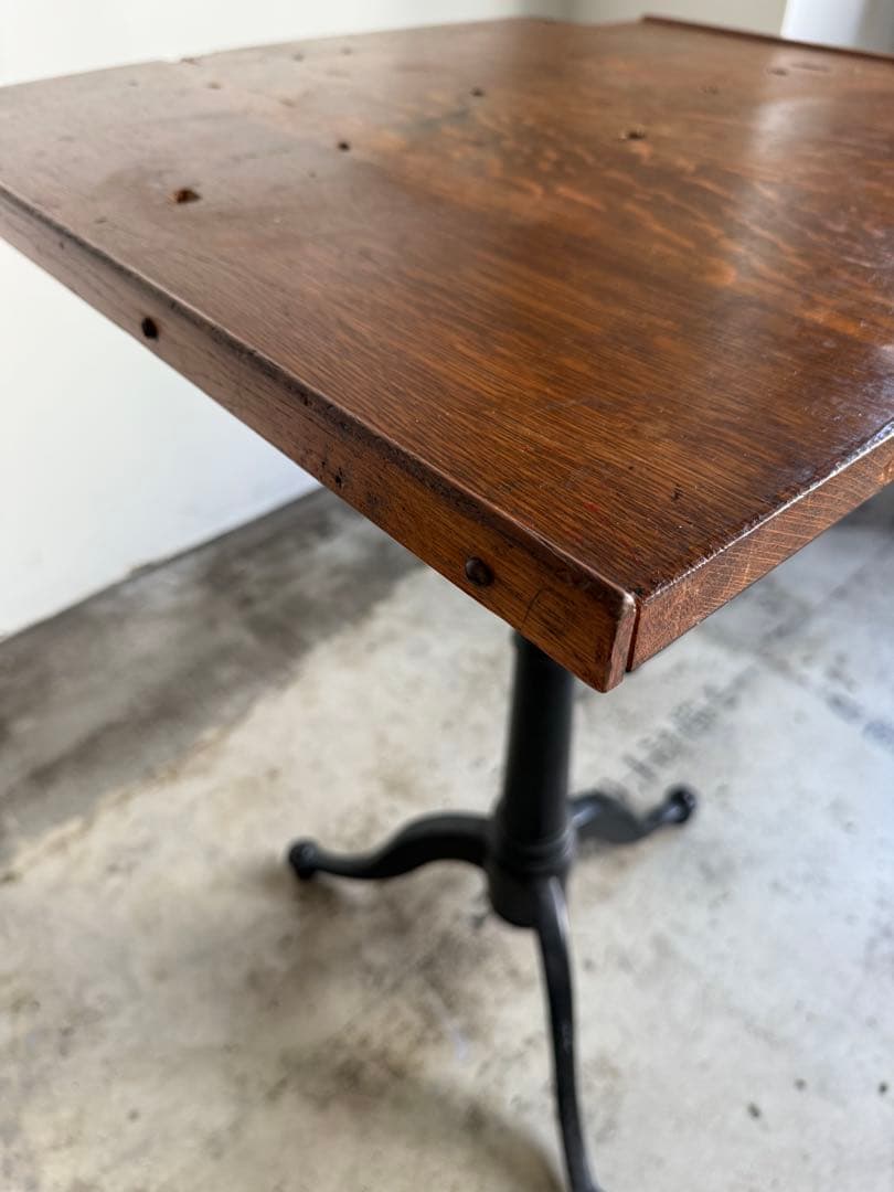 ヨーロッパアンティーク製図台（ドラフティングテーブル）作業台　折りたたみテーブル
