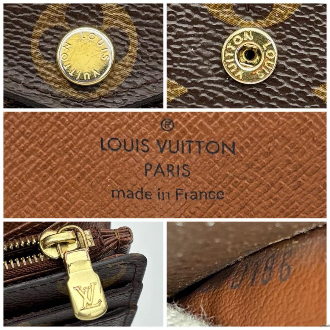 ルイヴィトン モノグラム ポルトフォイユ サラ 長財布 16カード ブラウン