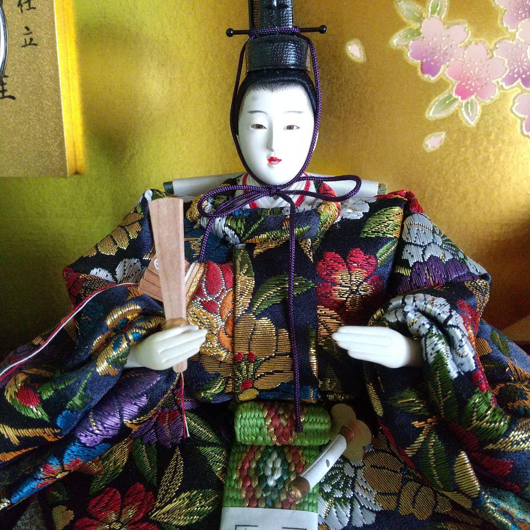 雛人形 本仕立 清峰作 親王飾り ライト付き