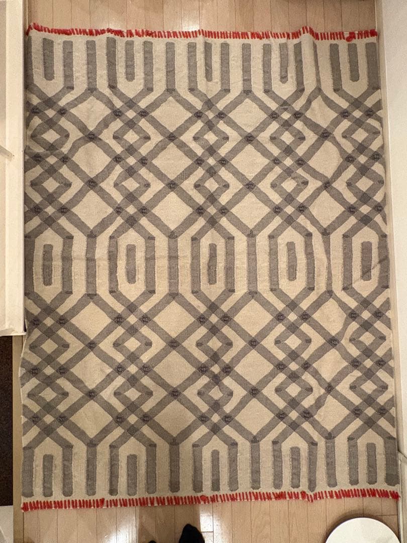 Duna キリムラグ 190x150 定価22万円 Odosdesign 北欧