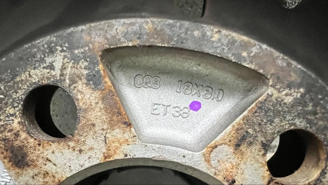 18インチ アルミホイールセット