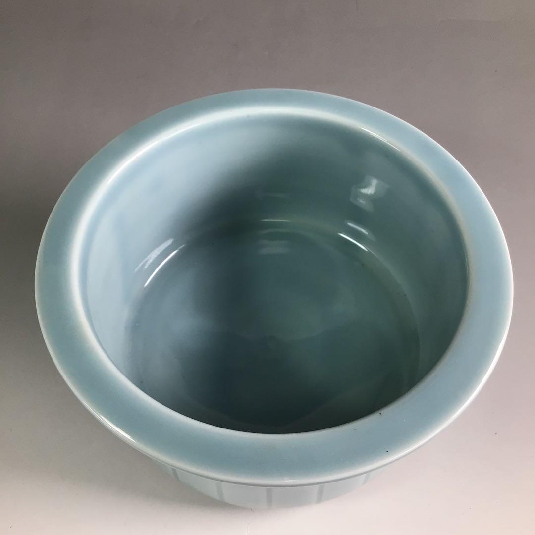 Ｒ３８１　皆具　『加藤鍇次郎造』『青磁皆具』　共箱　茶道具