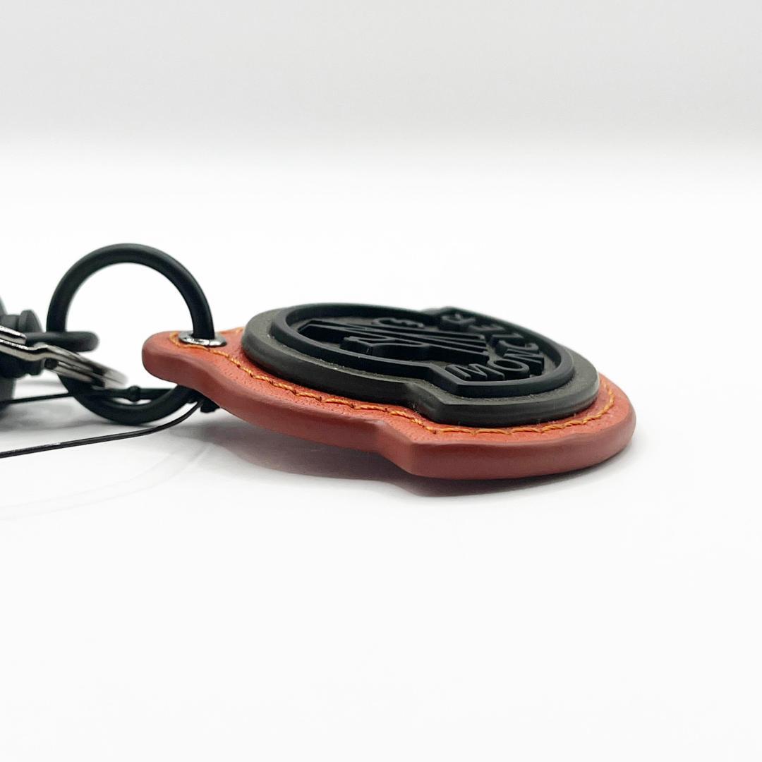 【新品】MONCLER キーホルダー キーリング バッグチャーム レザー