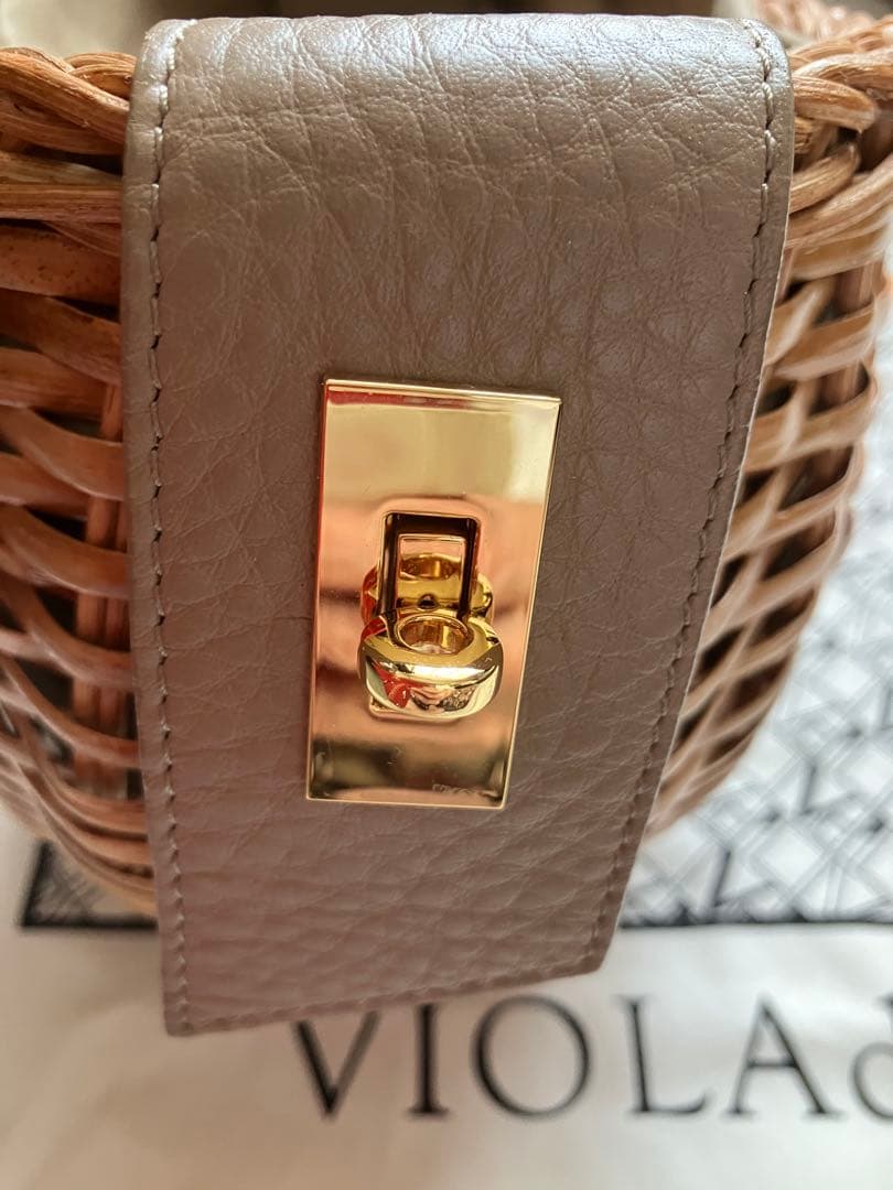 スプリットラタンバスケット ワンハンドル カゴバッグ