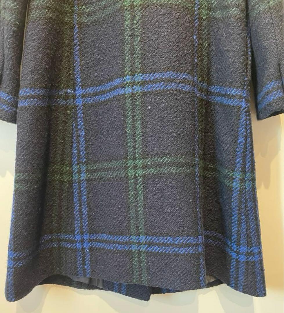 Yorkland チェック柄ロングコート