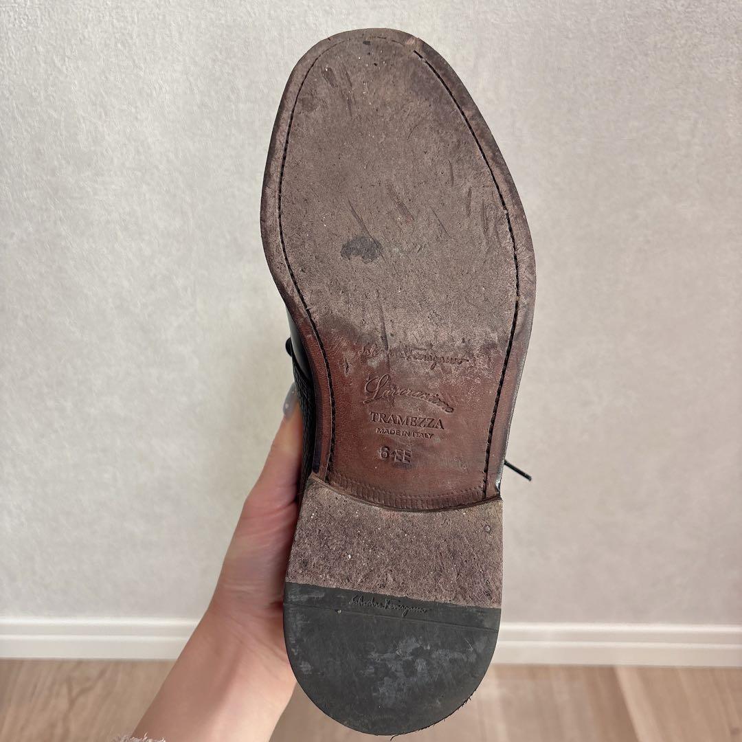 フェラガモ　革靴　メンズシューズ　サドルシューズ　メンズ　6