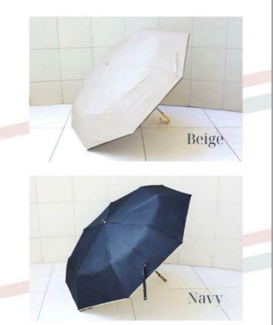 まる子さま専用★しいちゃん　成瀬愛里　完全遮光　晴雨兼用日傘　ネイビー