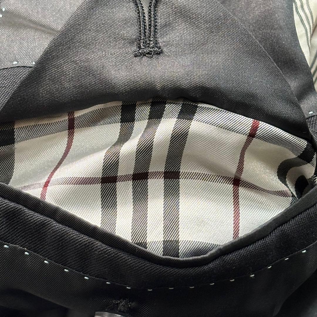 BURBERRY BLACK LABEL黒 2B 38LメンズSuper100'