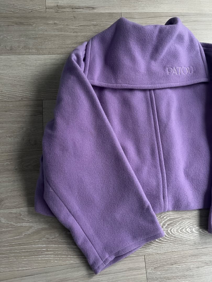 【美品】正規品PATOU ダブルフェイスウール クロップコート