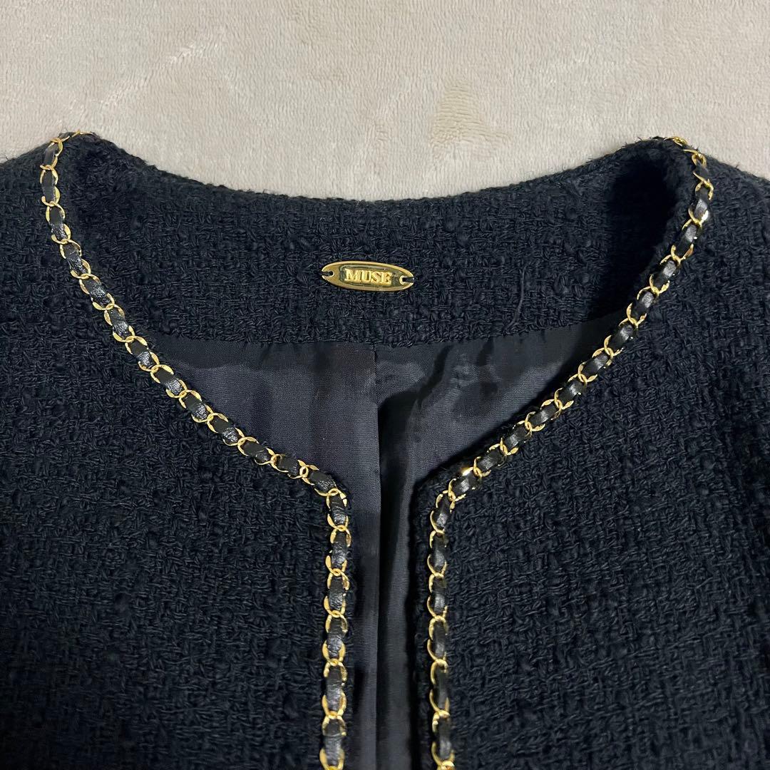 【SNOO様】24AW極美品！ドゥーズィエムクラス chain tweed JK