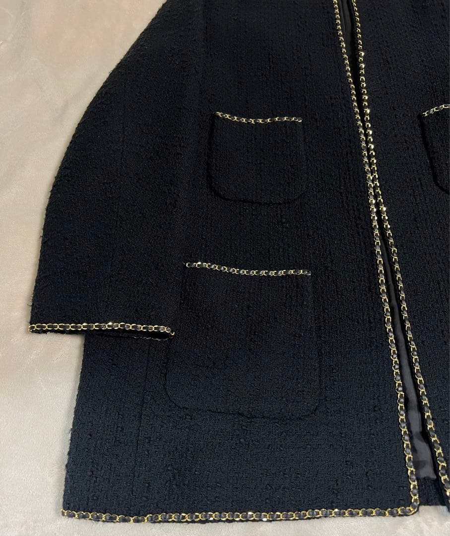 【SNOO様】24AW極美品！ドゥーズィエムクラス chain tweed JK