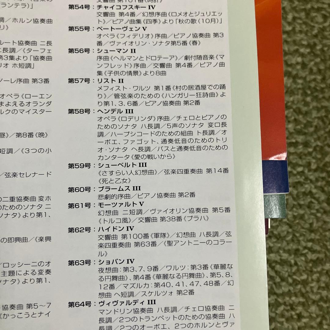 デアゴスティーニCDマガジン／クラシックコレクション全1～180号