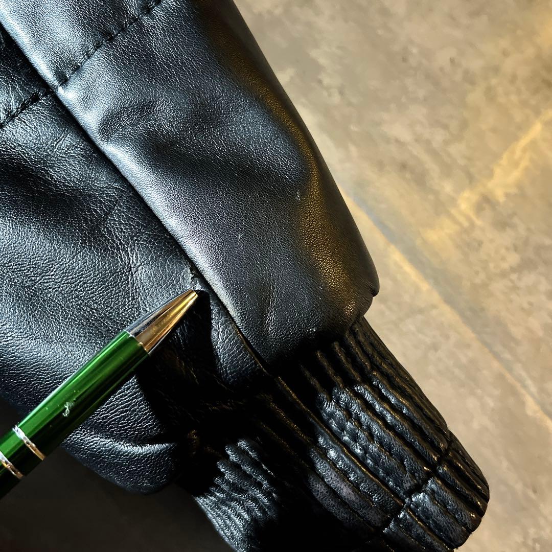 オール牛革　デグナー　レザージャケット　バイカー　バイクジャケット　本革　M