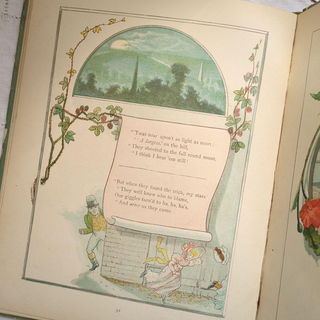 ジュリアン 稀少1882アンティーク絵本 児童書 洋書 ヴィクトリアン