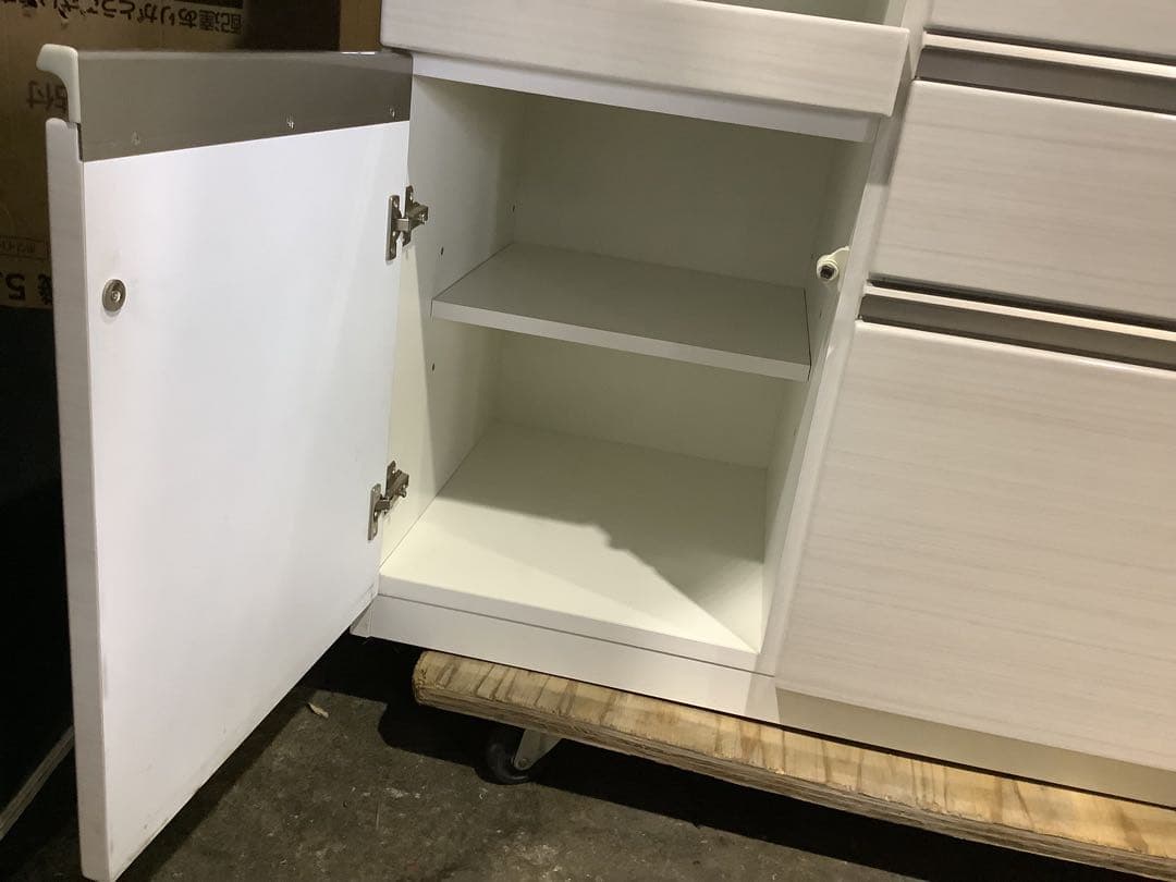 ニトリ キッチンボード ポスティア100KBWH 幅100cm