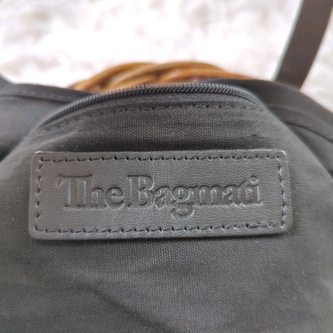 美品 バグマティ アラログ丸型バッグ カゴバッグ バスケット 本革使い