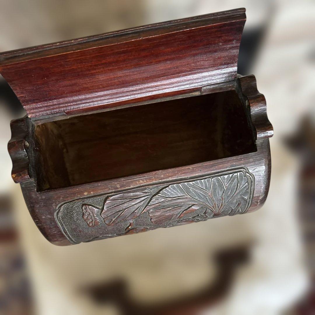 竹　バッグ　中国？　骨董品　アンティーク