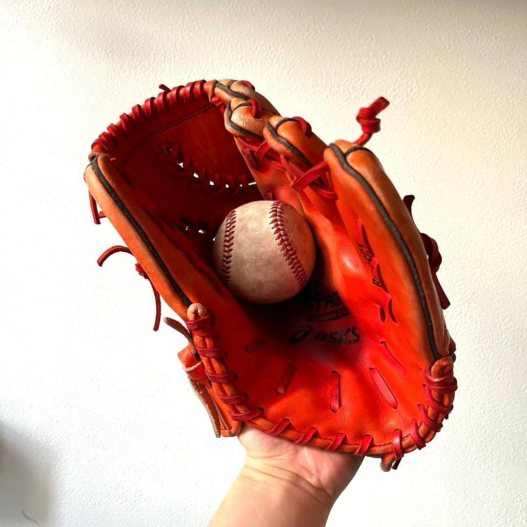 アシックス ゴールドステージ オーダー 即戦力 軟式 投手用グローブ