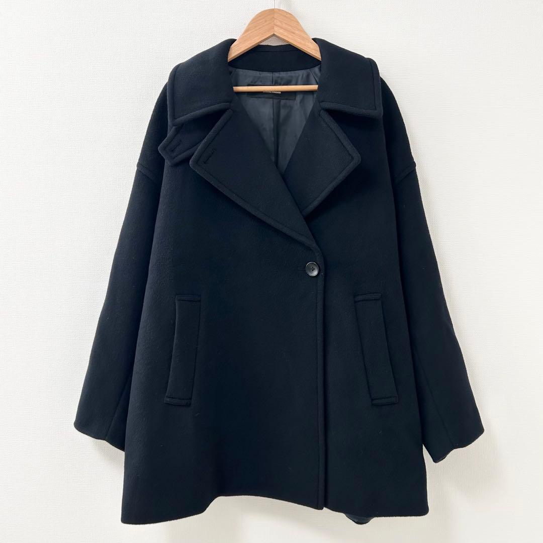 JOURNAL STANDARD スーパー160バルカラーミドルコート　ネイビー