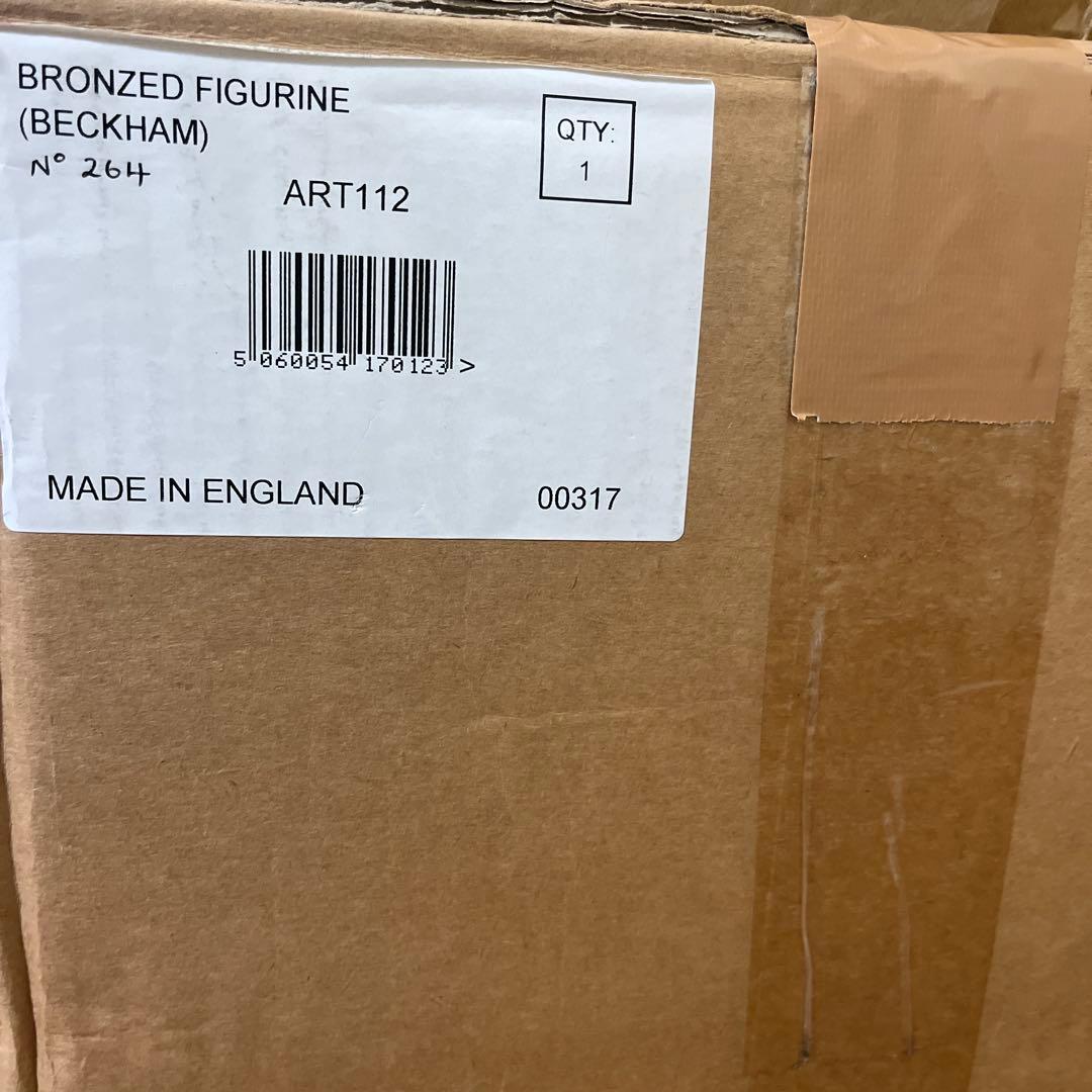 Kartoon ベッカム　ブロンズ像　美品