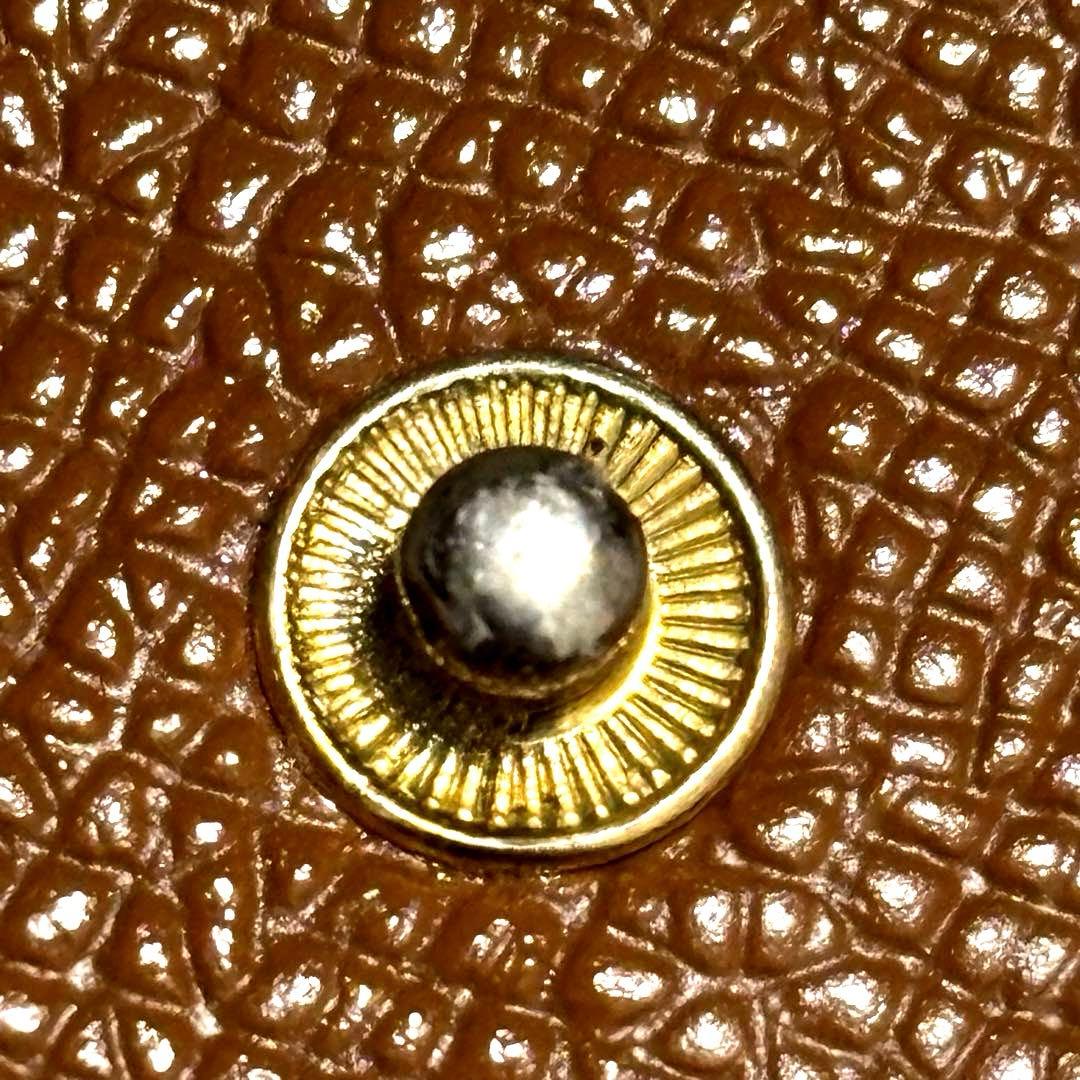 。。 ✨BVLGARI ブルガリ◆ブラウン◆グレインフルレザー◆長財布