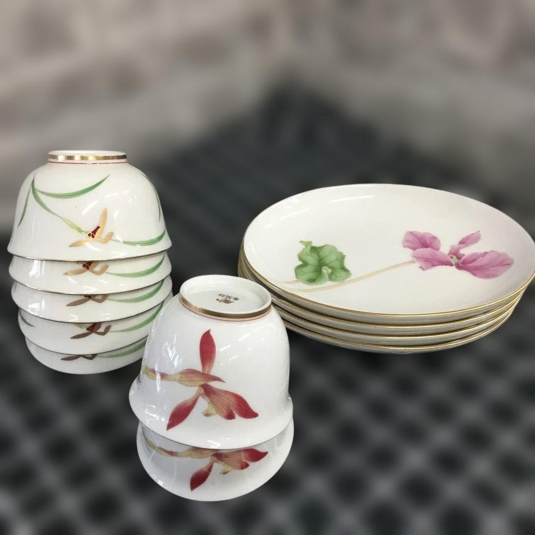 香蘭社　コウランシャ　花柄陶磁器食器まとめ売り11点