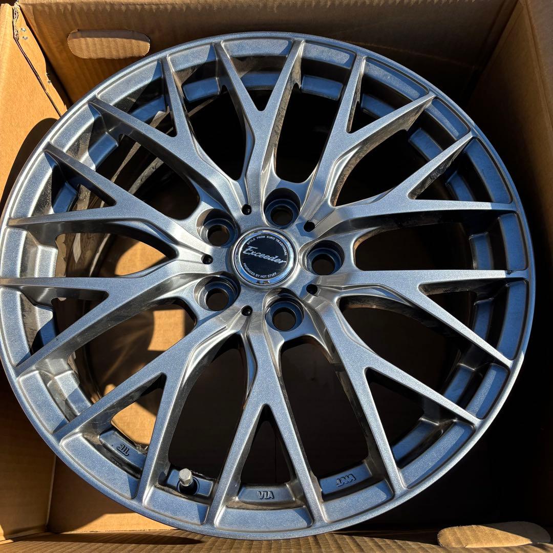 ①アルファード 18インチ アルミホイール 5穴120 7.5J 2個