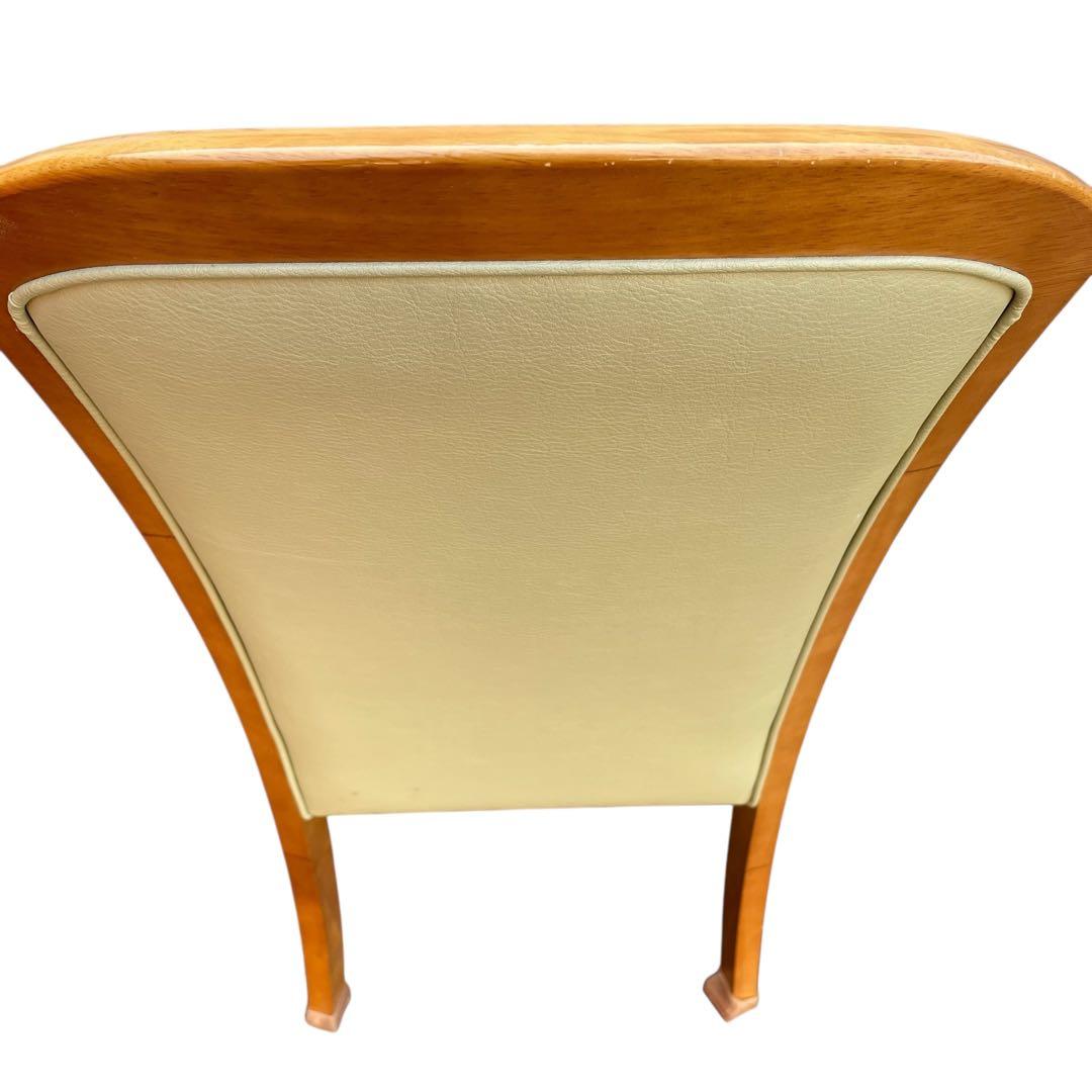 2脚　maruni マルニ ベルサイユ ダイニングチェア 椅子 鋲打ち 猫脚