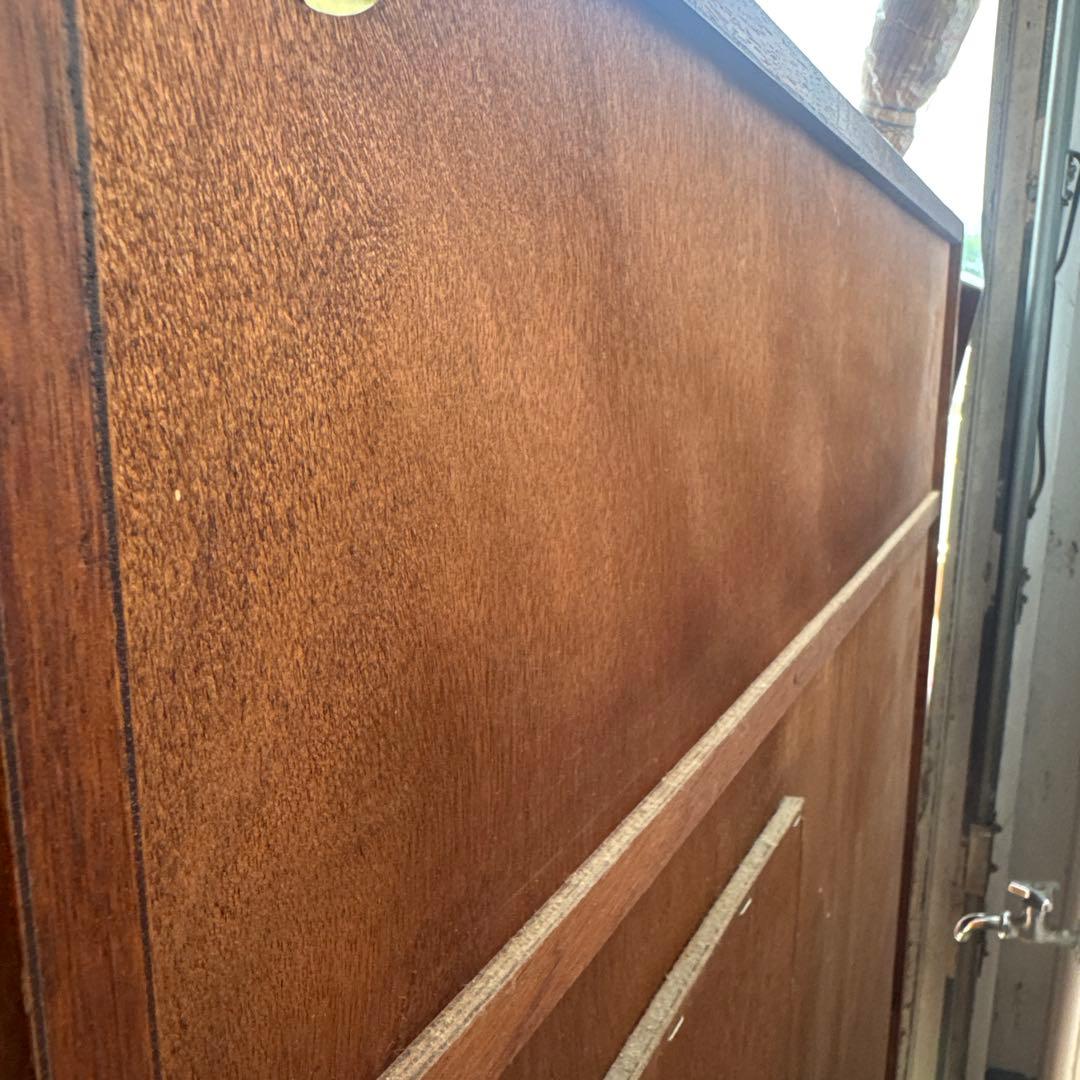 ★最終処分価格★国産　木製　違い棚　引き戸　収納棚