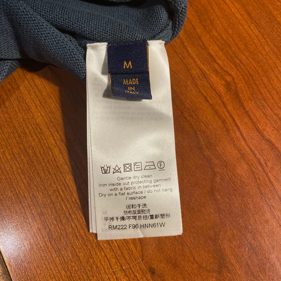 値下げ　Louis Vuitton ネイビー ニット サマープルオーバー