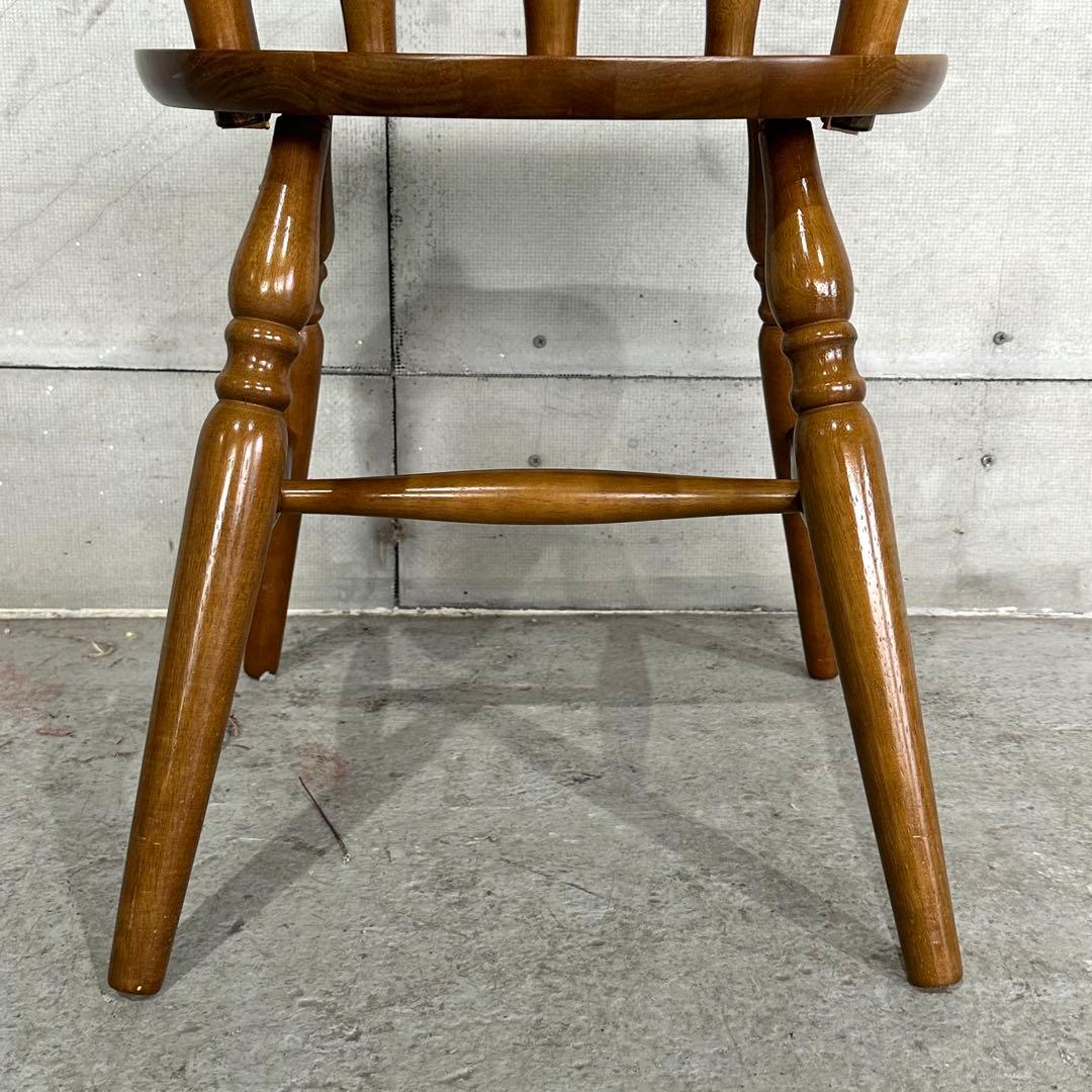 昭和レトロ 木製ウィンザーチェア 国産家具 ダイニングチェア ヴィンテージ