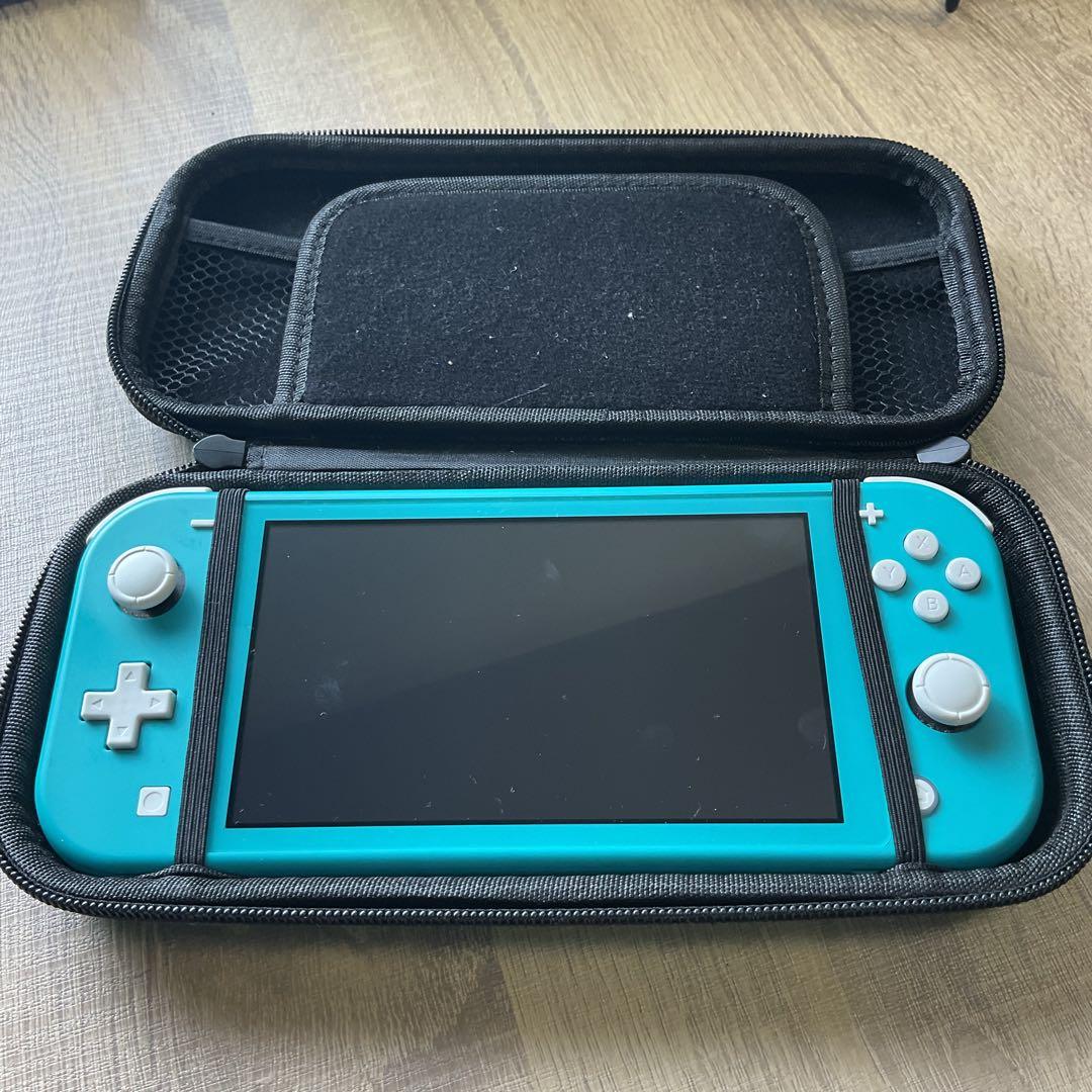 【超美品】Nintendo Switch Lite ターコイズ　ケース付