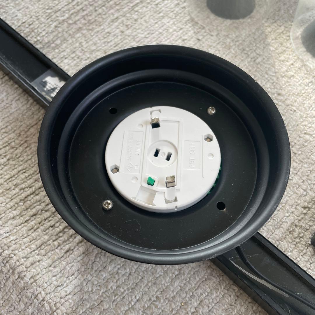 コイズミ　AP45328L ダクトレールセット　ワイングラス　ブラック