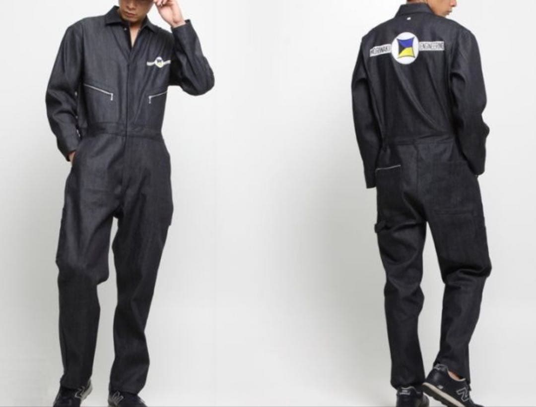 モリワキ VANQUISH ヴァンキッシュ ワンピースデニム ツナギ 作業着