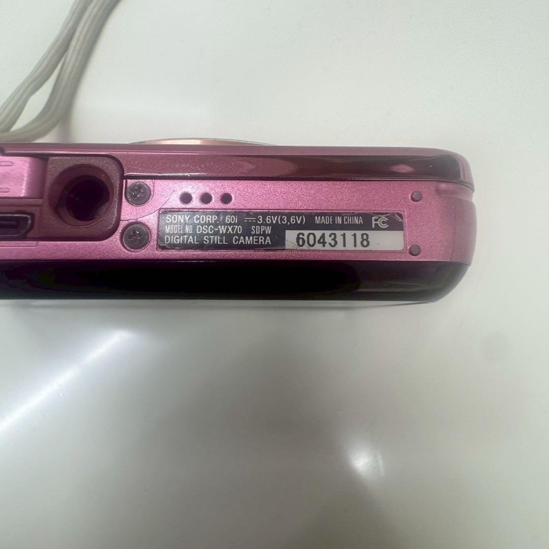 SONY DSC-WX70 ピンク　中古品 nk01 動作確認済み