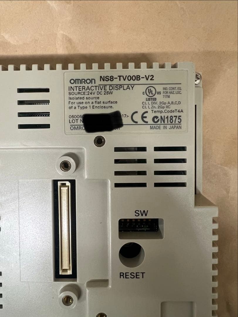 ディスプレイ・モニター本体 OMRON NS8-TV00B-V2