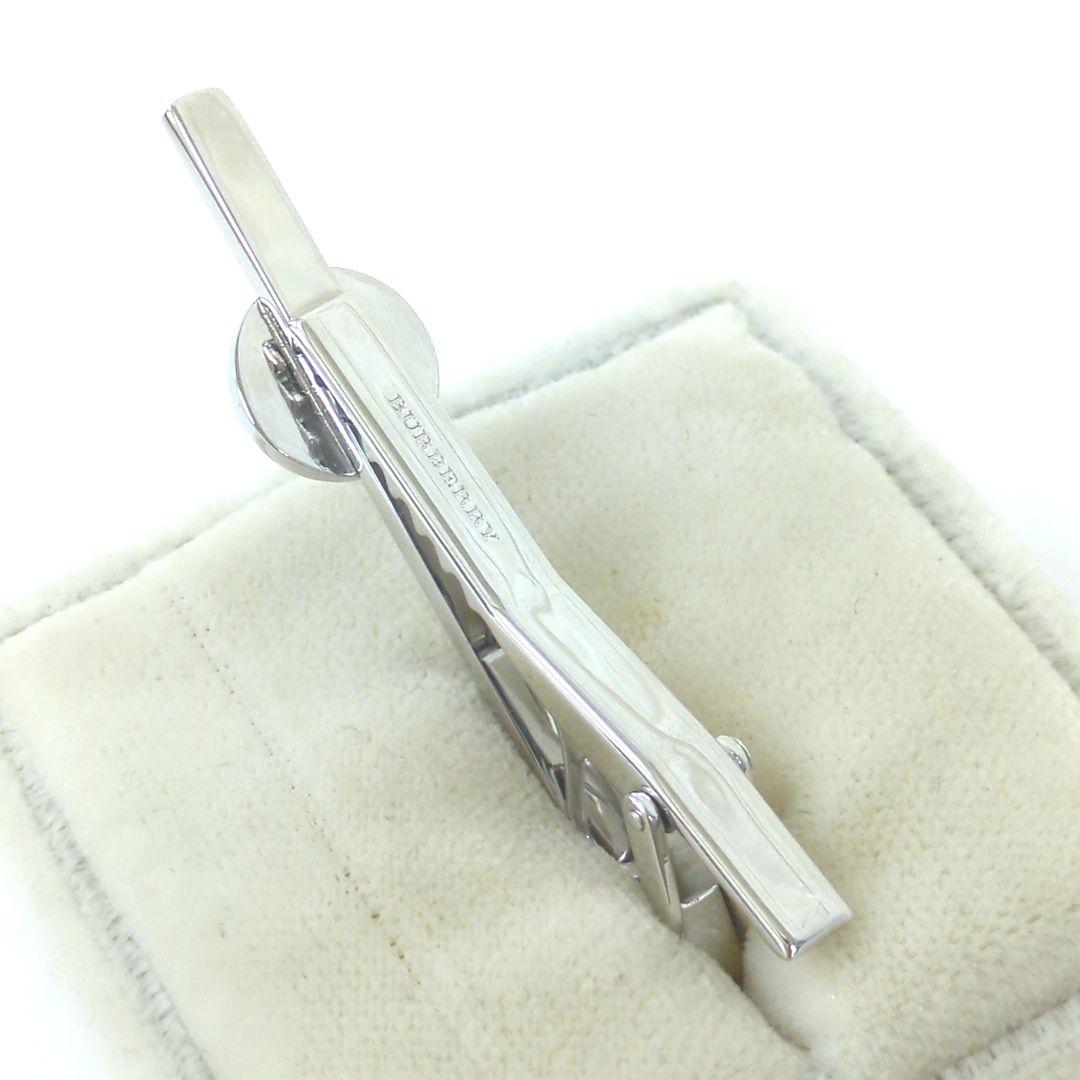 BURBERRY バーバリー タイピン ネクタイピン シルバーカラー ブラック