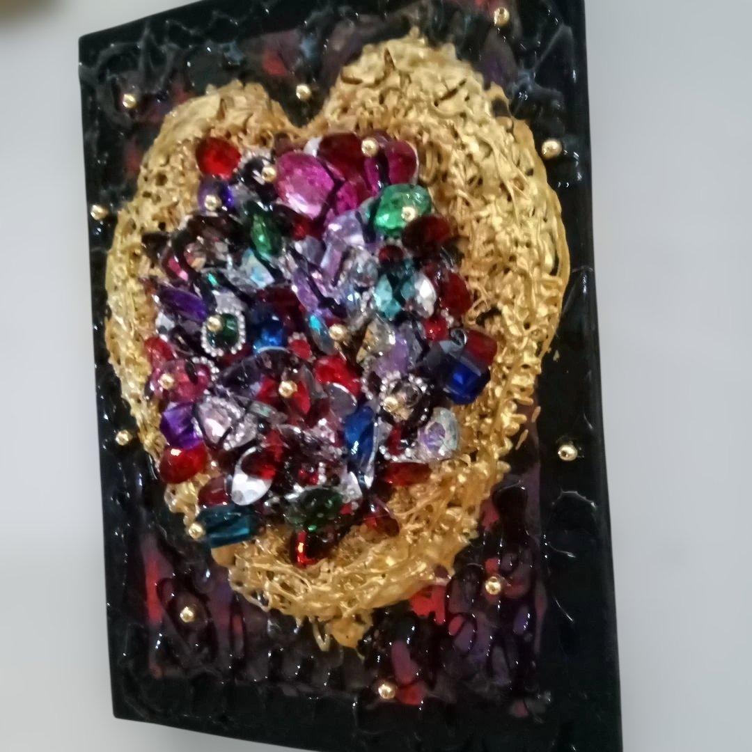 壁掛けアート　ハートアート　インテリア　良縁祈願　恋愛成就祈願‼️アート