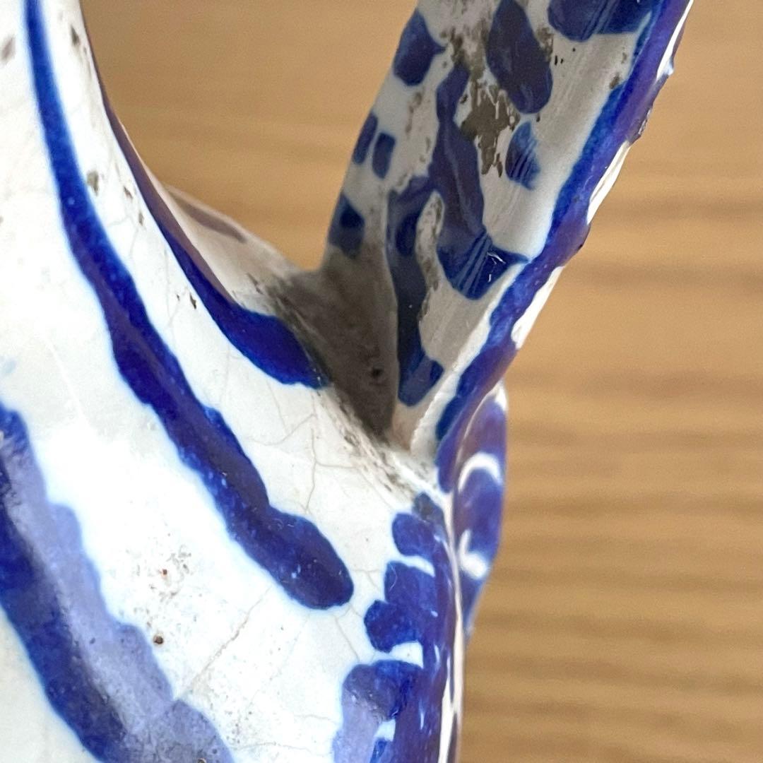 スペイン グラナダ陶器 ビネガーポット アンティーク ピッチャー 一輪挿し 花瓶