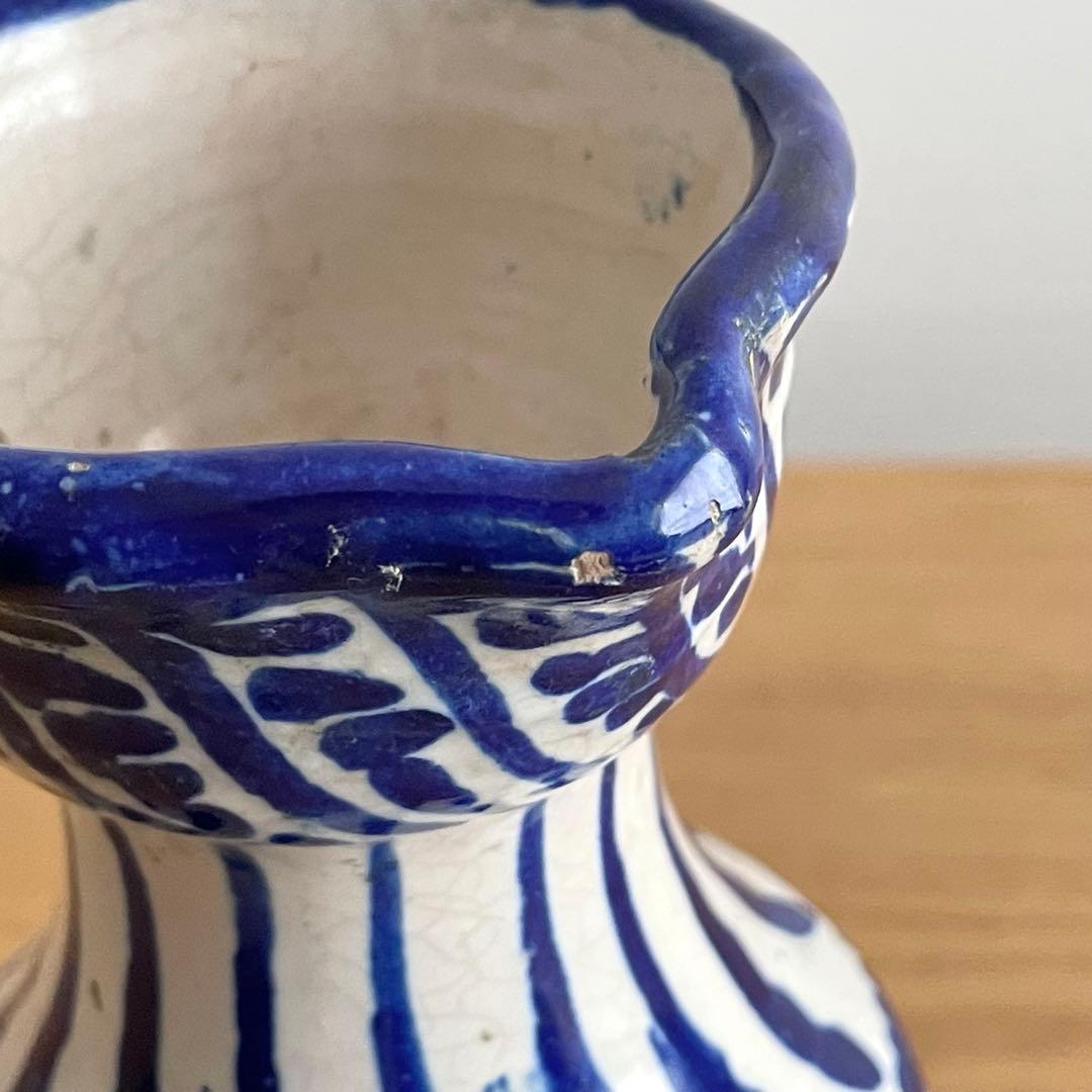 スペイン グラナダ陶器 ビネガーポット アンティーク ピッチャー 一輪挿し 花瓶