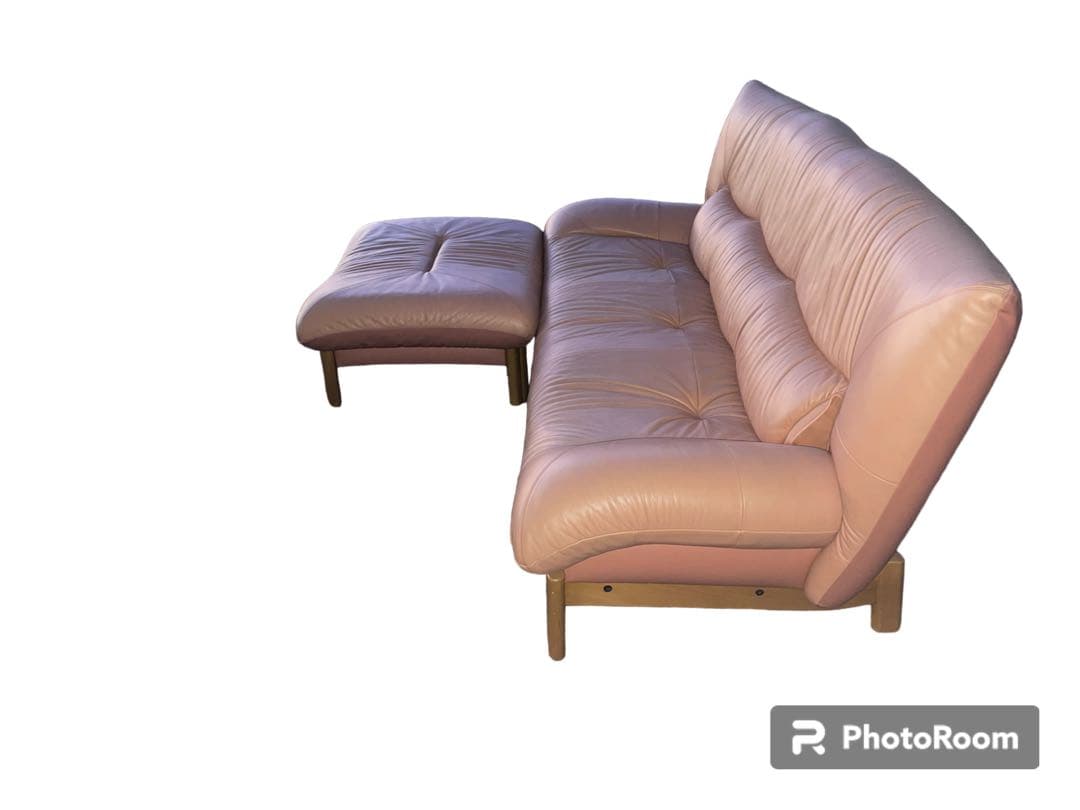 ソファー　カリモク　本革