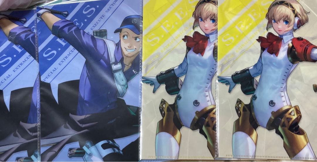 ペルソナ３　リロード　クリアファイル、クリアポスターセット