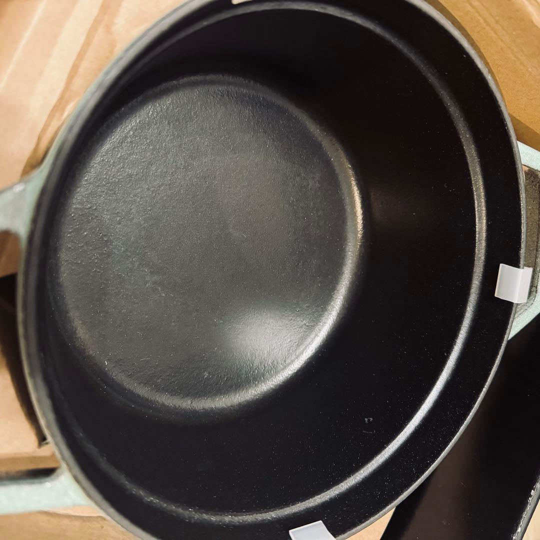 STAUB ストウブ ピコ・ココット ラウンド セージグリーン 20cm