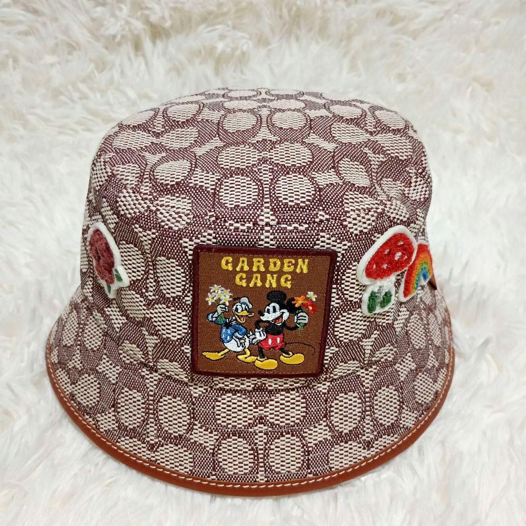 限定　美品　COACHx Disneyコラボ　バケットハット