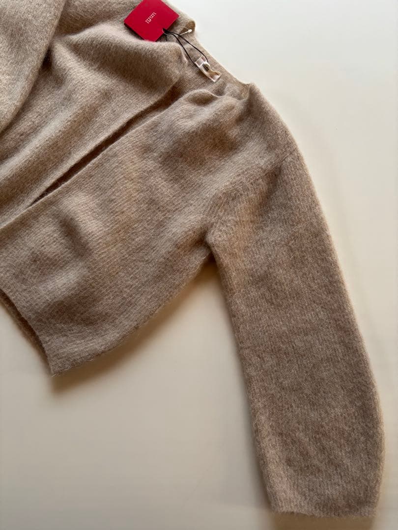 新品lunfil Bshop モヘヤショートカーディガン