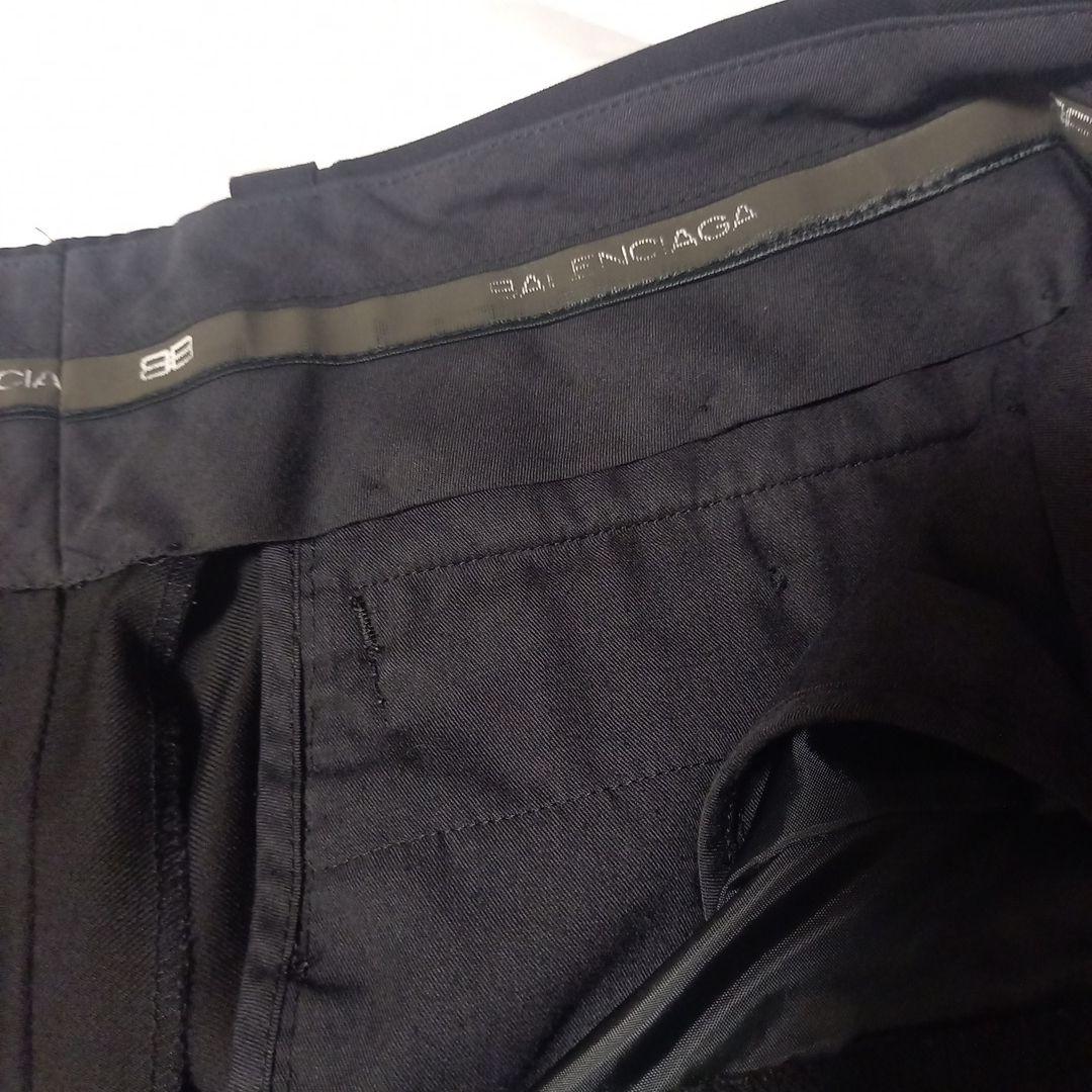 BALENCIAGA ブラックスーツセット　ベスト付き